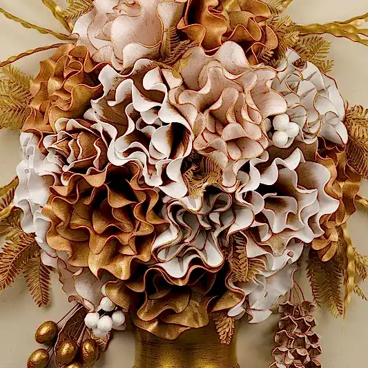 Yapay Çiçekli Aynalı Tablo No:1