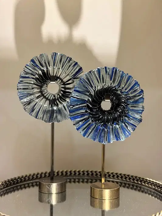 İkili Dekoratif Cam Disk Seti no:1