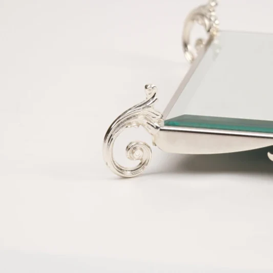 Gümüş Aynalı Kare Stand Orta Boy