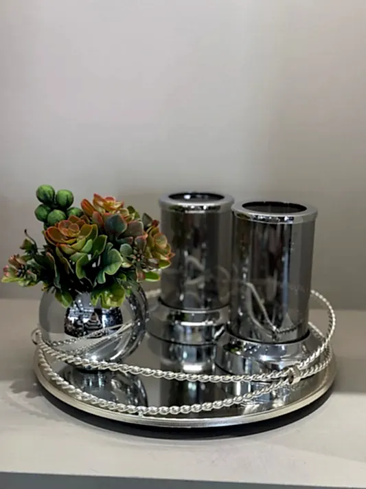 Tepsili Set Gümüş No:1