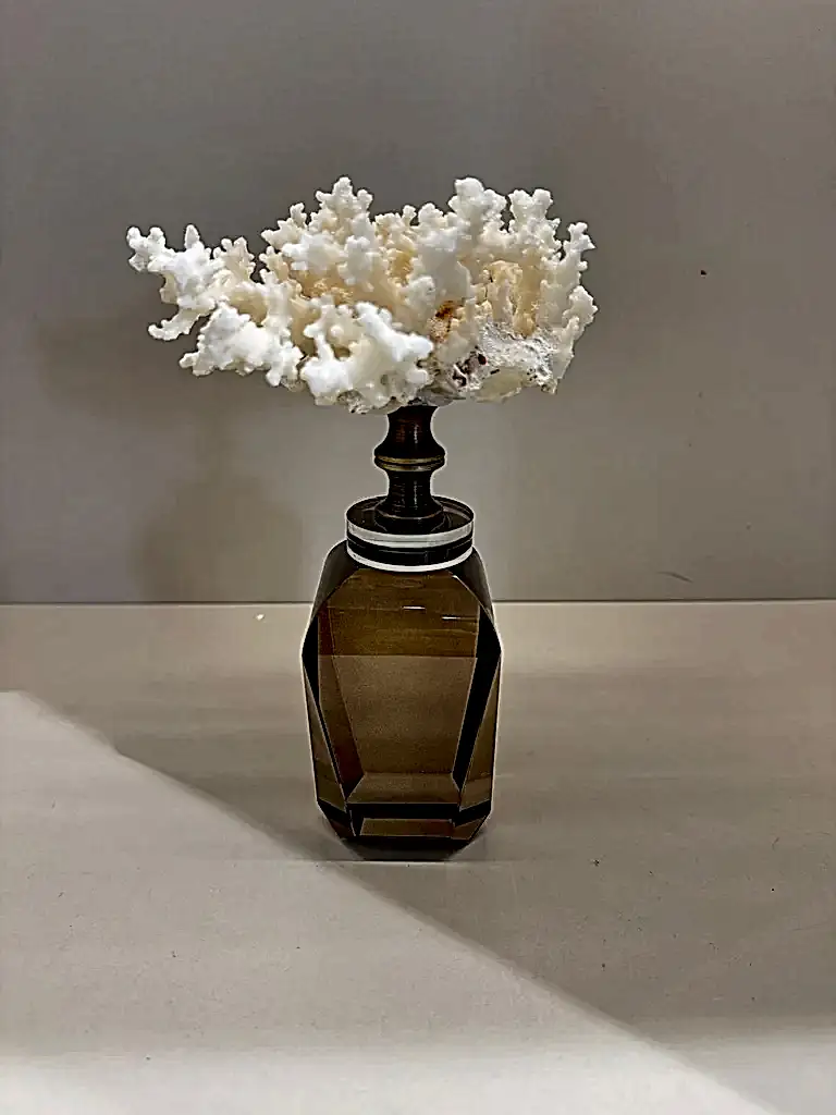 Bronz Kristal Kaideli Doğal Mercan