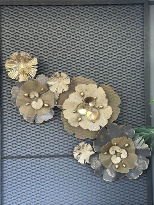 Yeni İthal Metal Tablo Vizon Gold