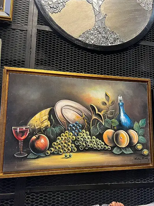 Meyveli Yağlıboya Tablo