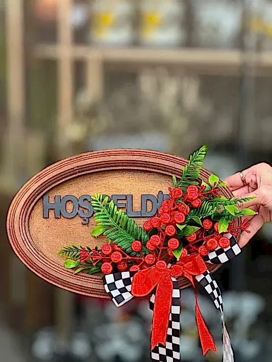 Ahşap Kapı Süsü No:7