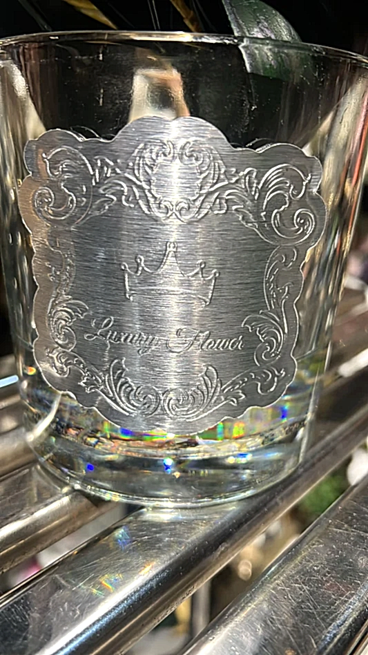 Armalı Cam Vazoda Islak Orkide Tanzimi No:1