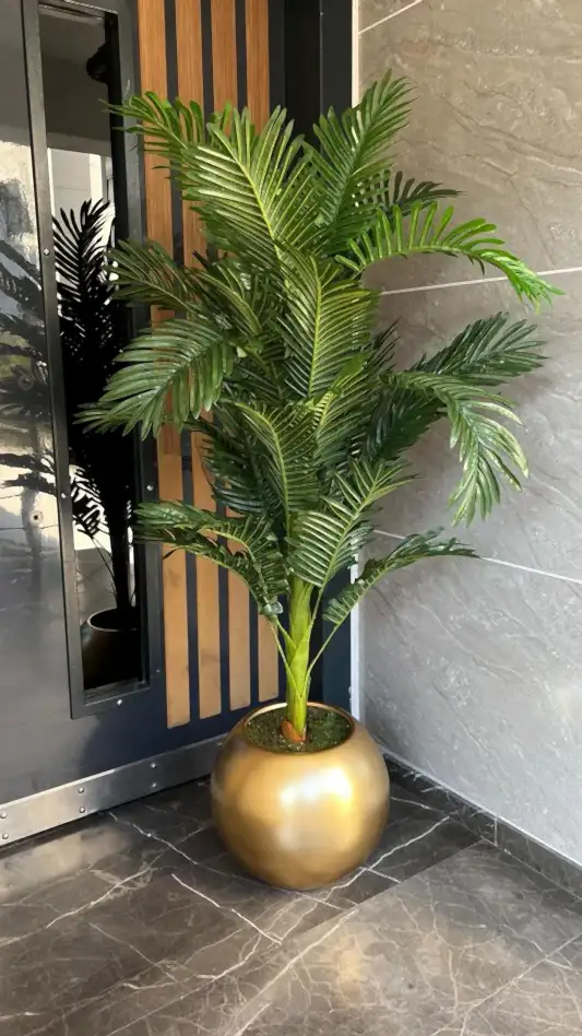 Yapay Arekalı Top Saksı Gold