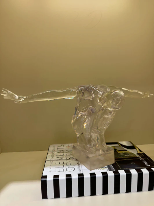 Şeffaf Reçine Sportmen Dekor