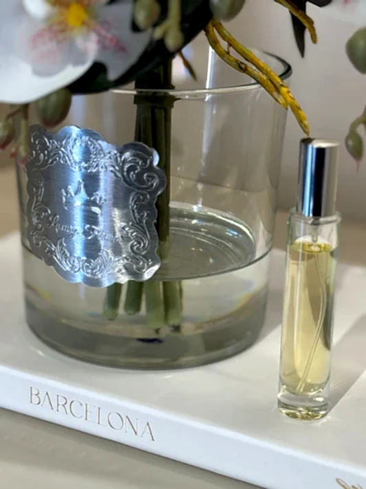 Armalı Cam Vazoda Islak Orkide Tanzimi No:11