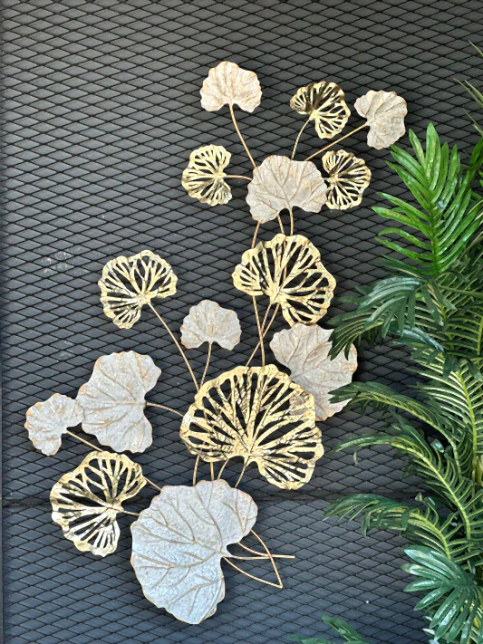 Yeni Sezon Yaprak Motifli İthal Metal Tablo